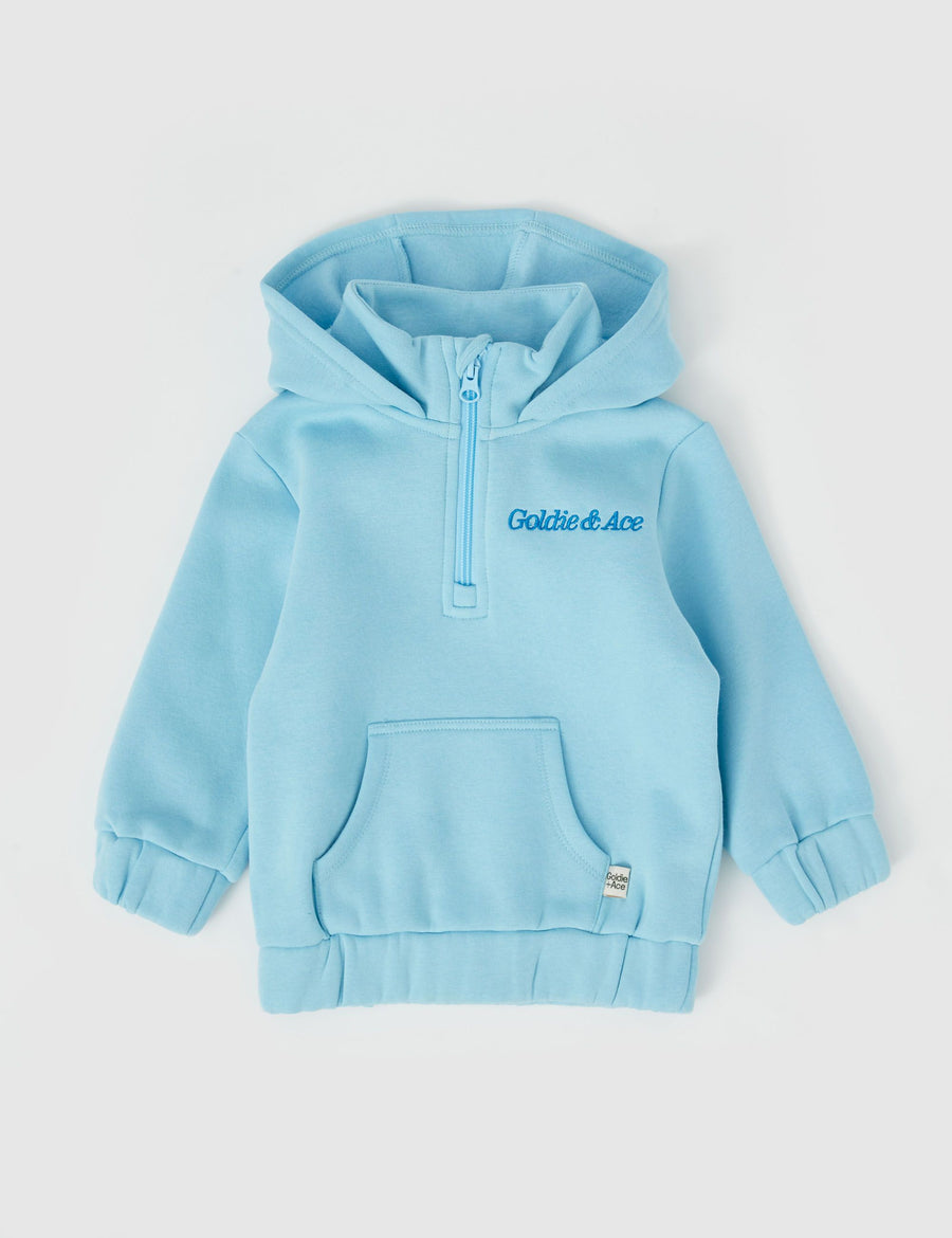 GOLDIE + ACE - Dylan Hooded Sweater in Sky