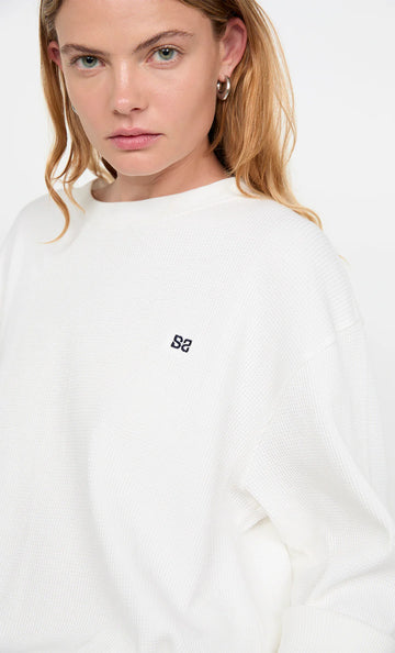 Bec + Bridge - Silo Long Sleeve Top in White