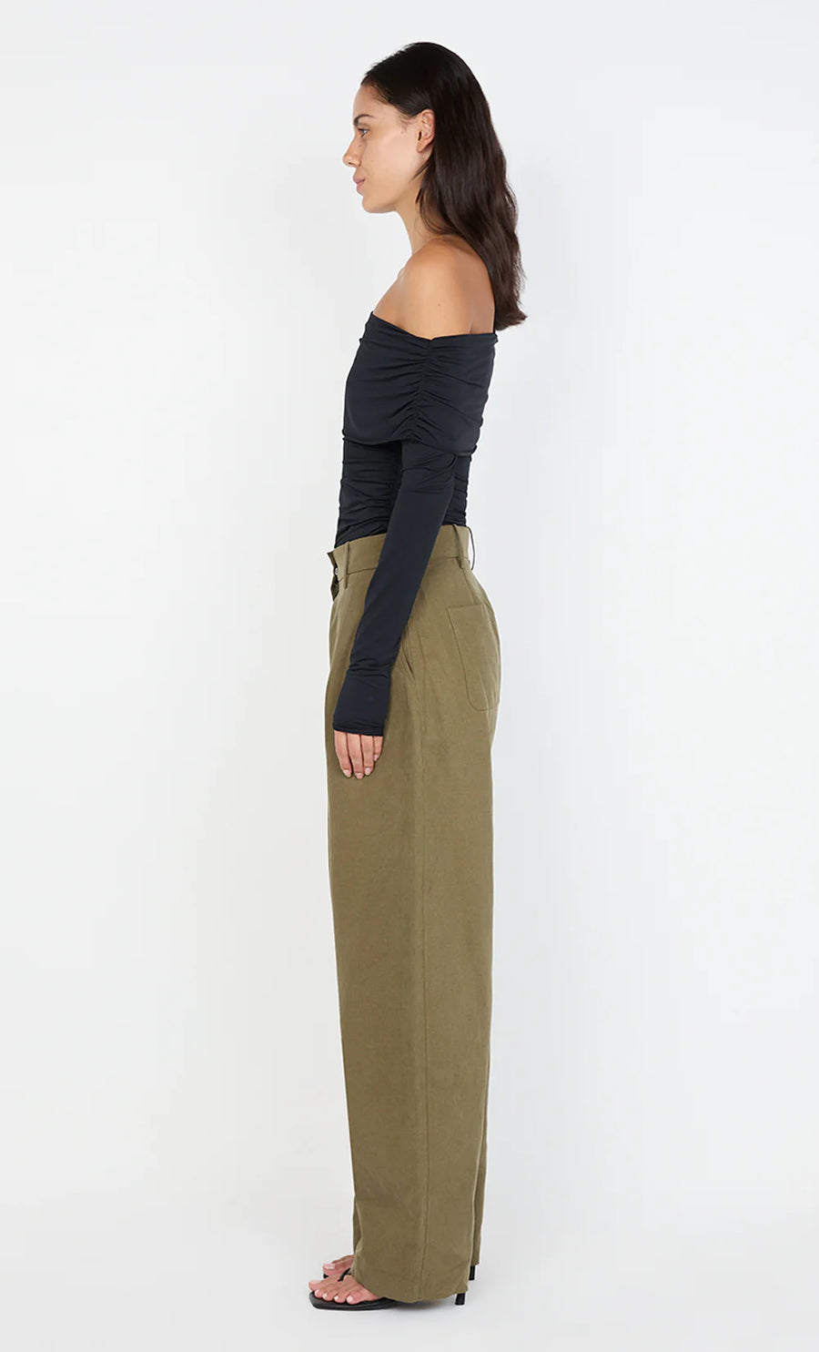 Bec + Bridge - Tillie Drape Top in Black