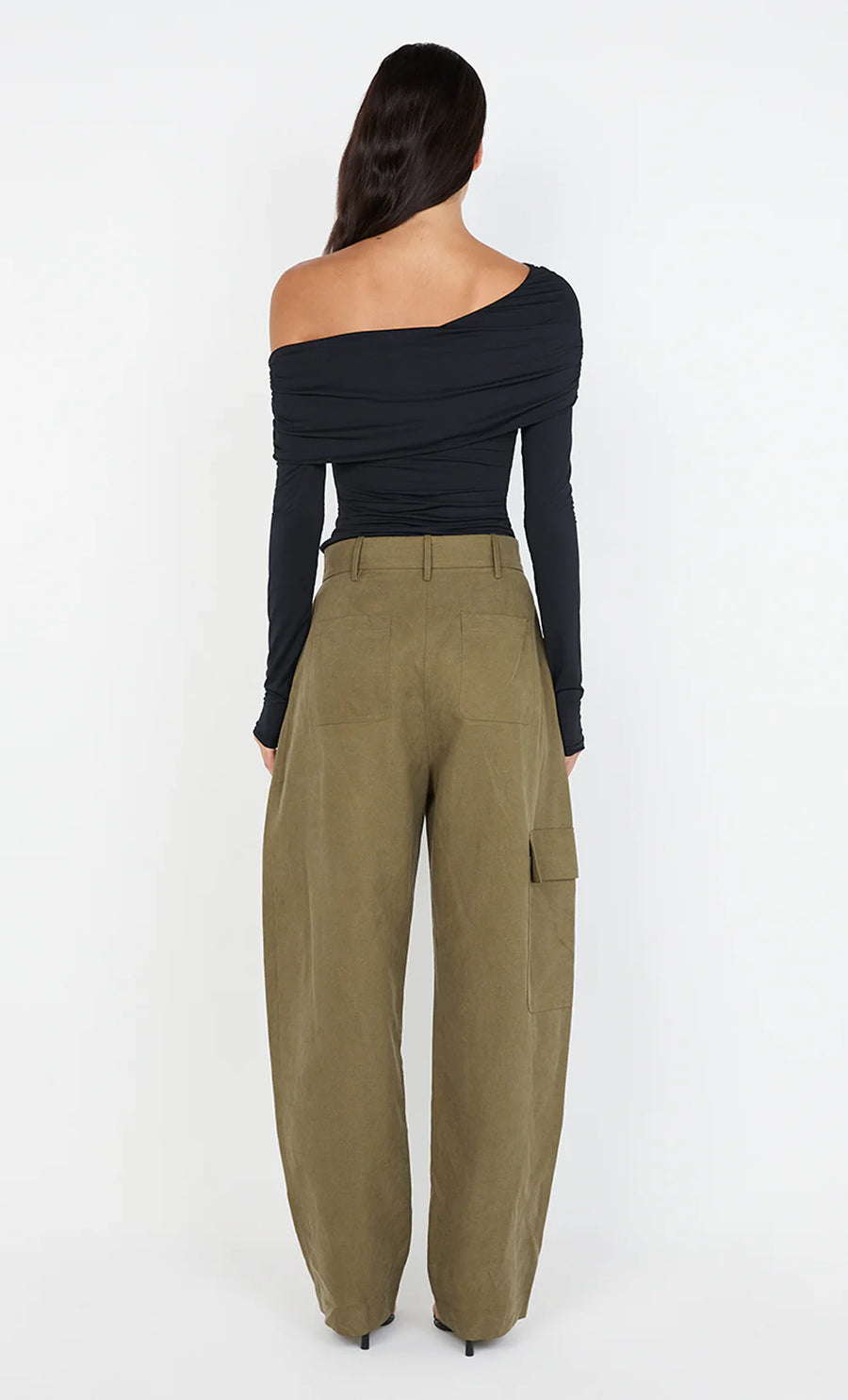 Bec + Bridge - Tillie Drape Top in Black