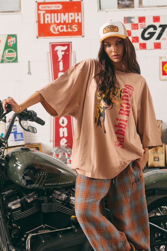 Sabbi - The Very Oversized  The Rodeo Tee in Blush