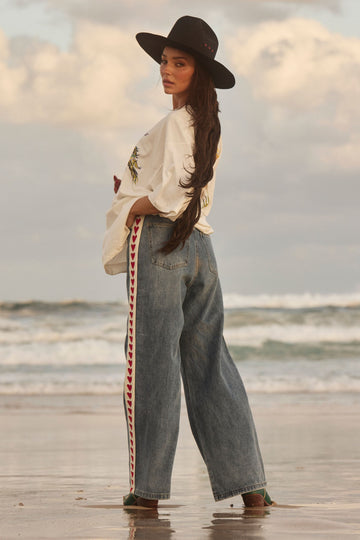 Sabbi - Raving Heart Jeans