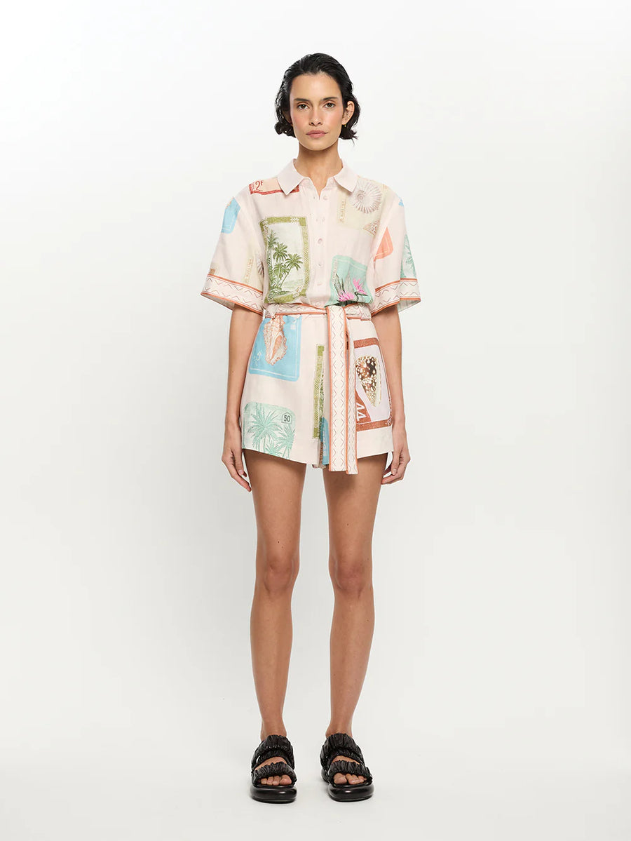 KIVARI - Coastline Playsuit In Coastline
