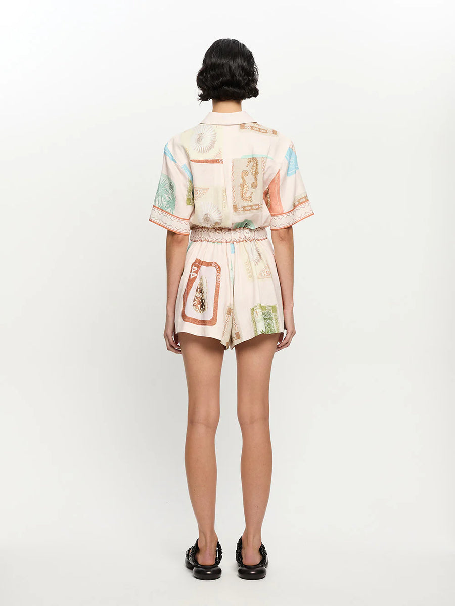 KIVARI - Coastline Playsuit In Coastline