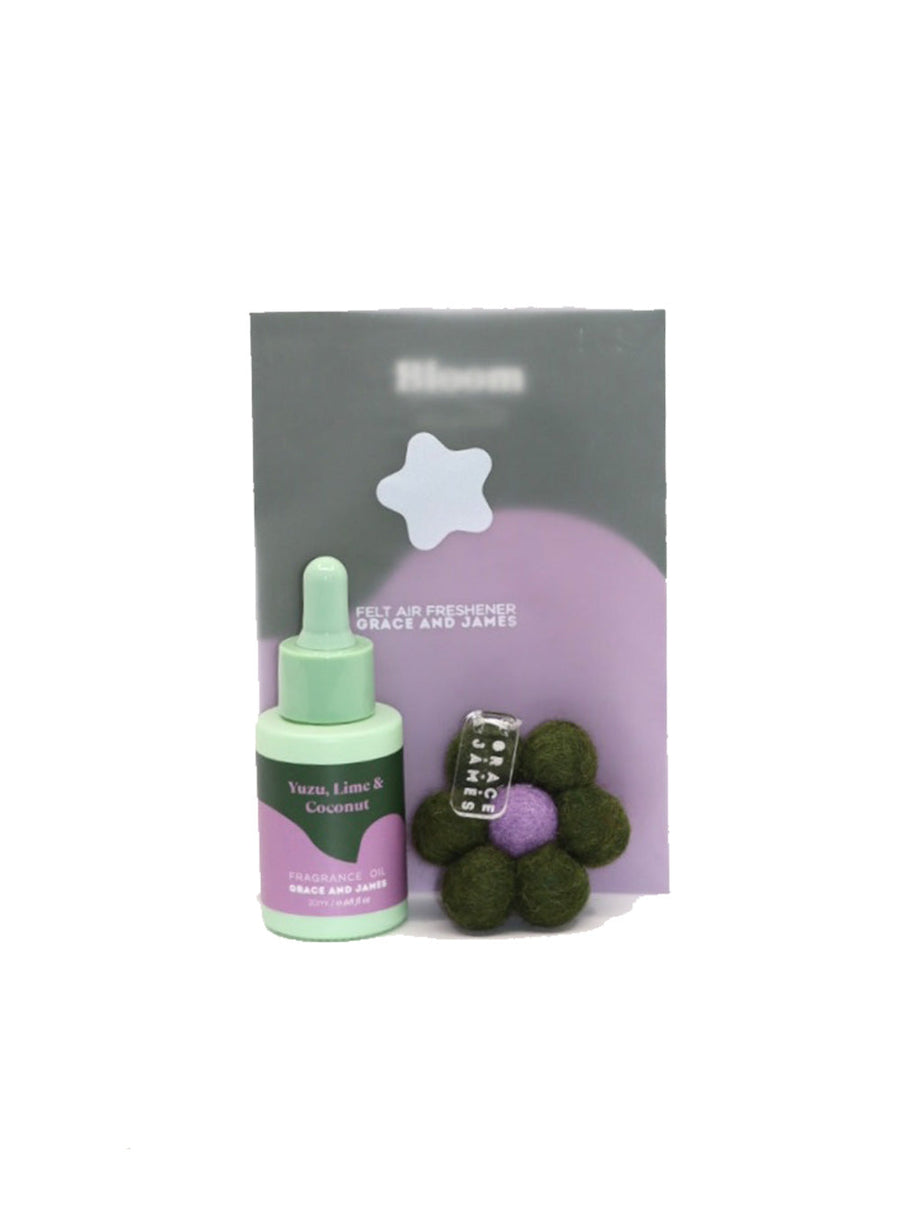GRACE AND JAMES - Yuzu, Lime & Coconut Felt Air Freshener