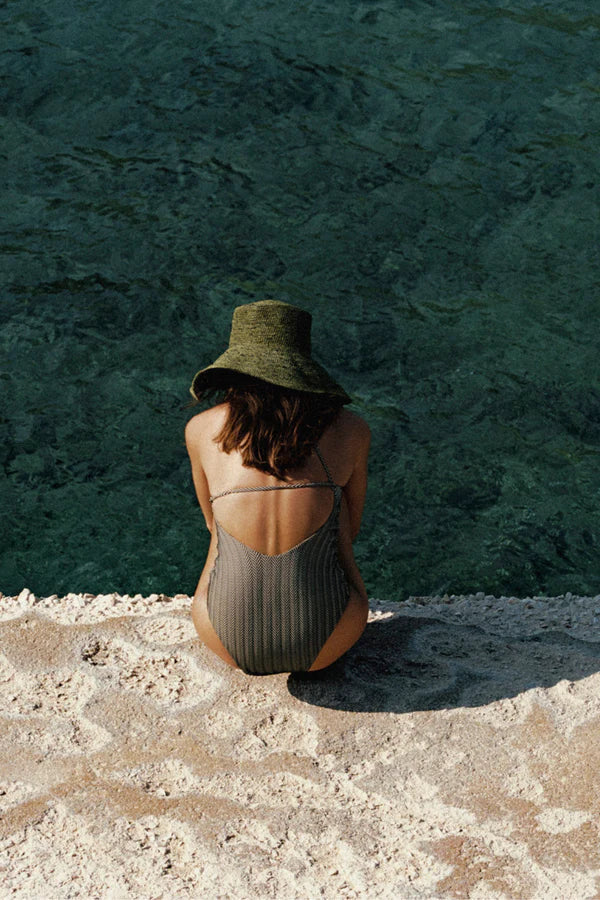 ZULU & ZEPHYR - Wide Brim Hat In Olive