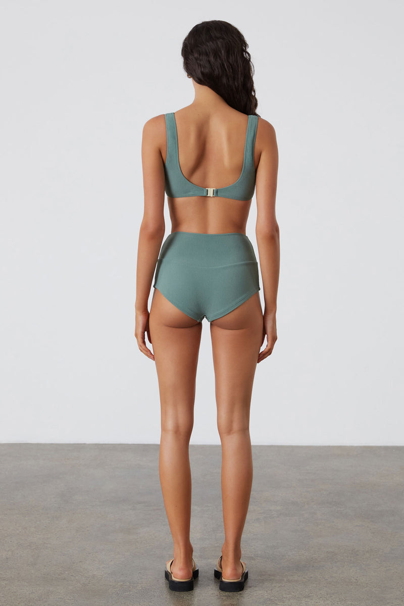 Zulu & Zephyr - Eucalyptus Textured Boy Short