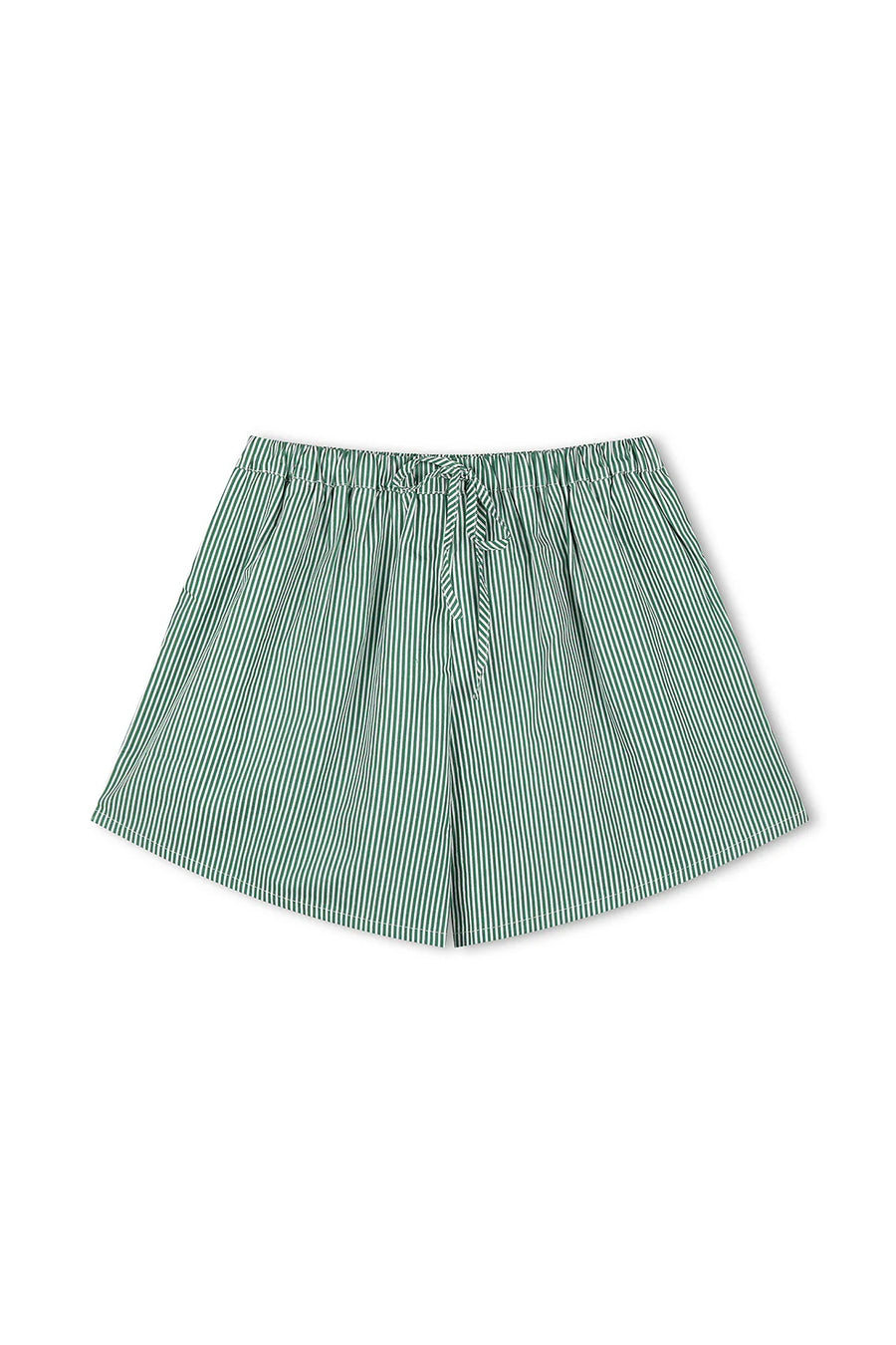Zulu & Zephyr - Cotton Short in Tallow Pin Stripe