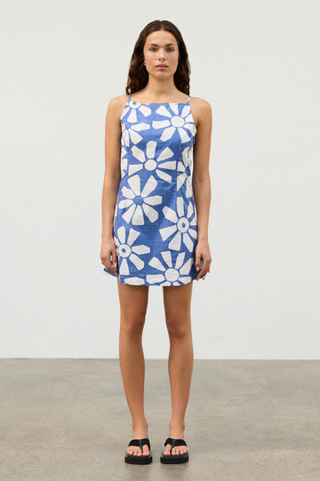 Zulu & Zephyr - Geo Flower Cotton Mini Dress