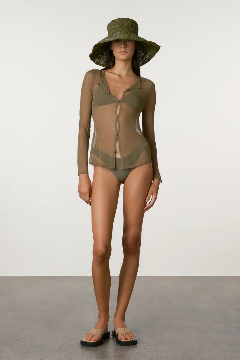 ZULU & ZEPHYR - Wide Brim Hat In Olive