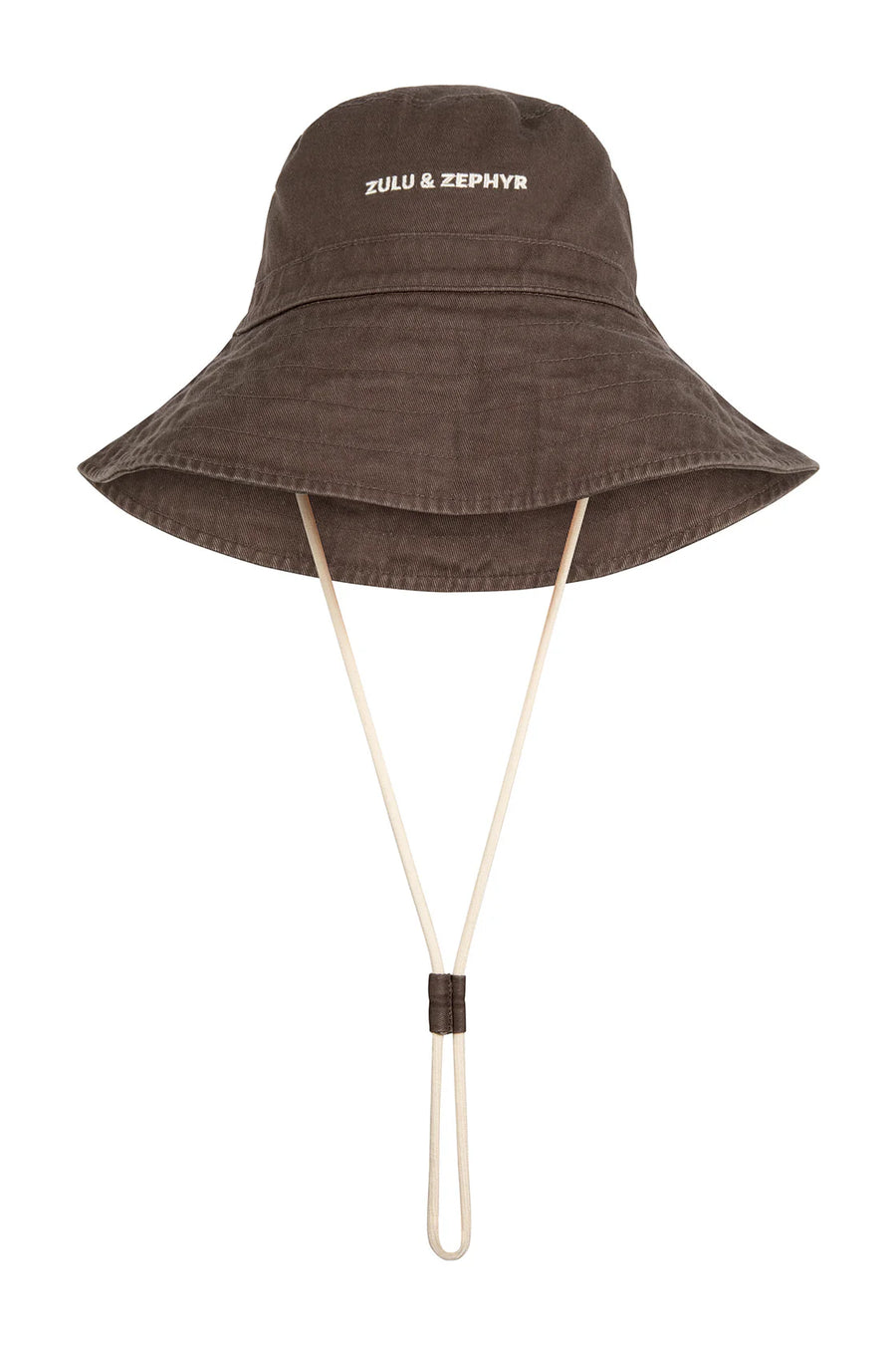 Zulu & Zephyr - ZZ Logo Bucket Hat in Cocoa