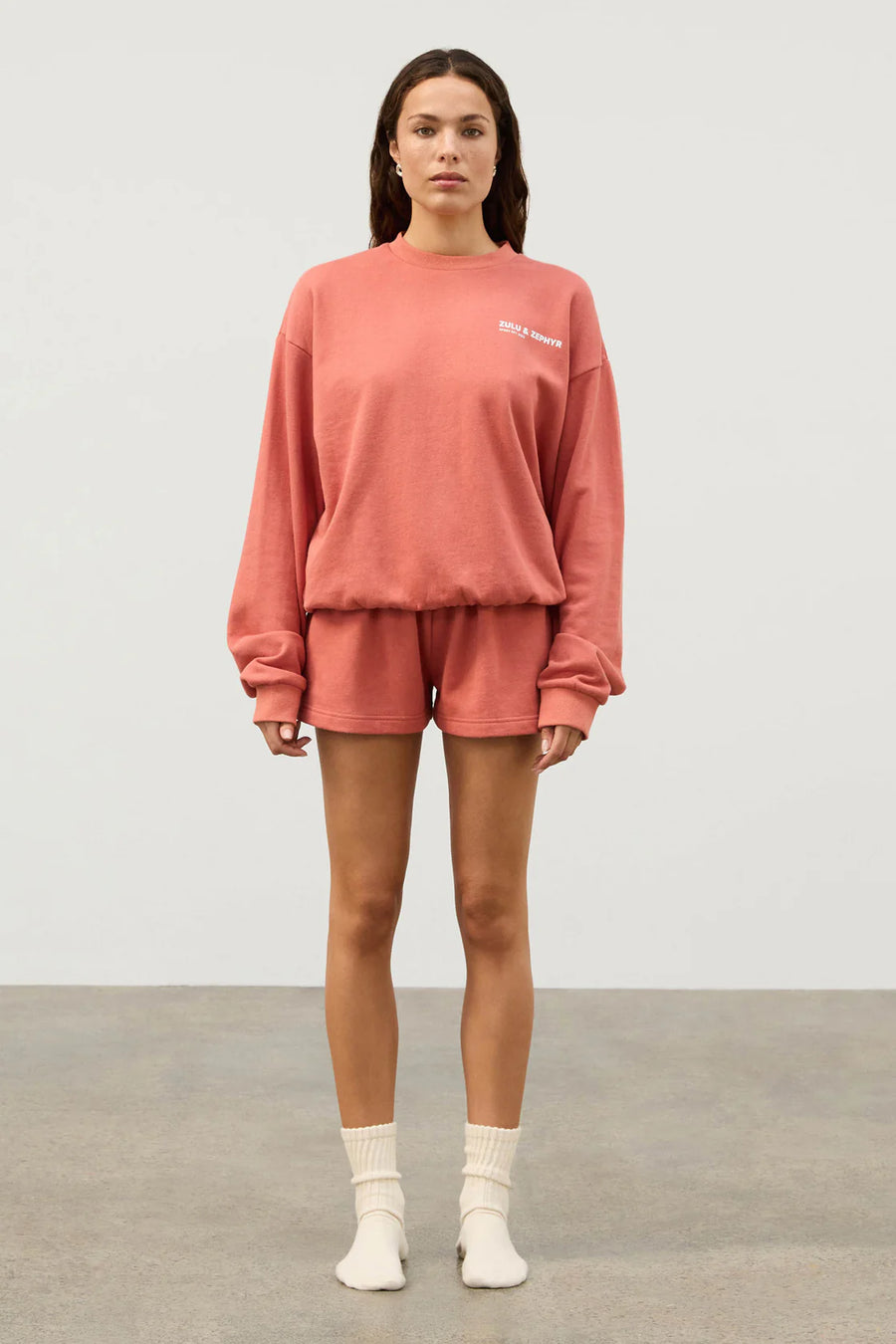 Zulu & Zephyr - Fleece Sport Sweat Shirt in Banksia