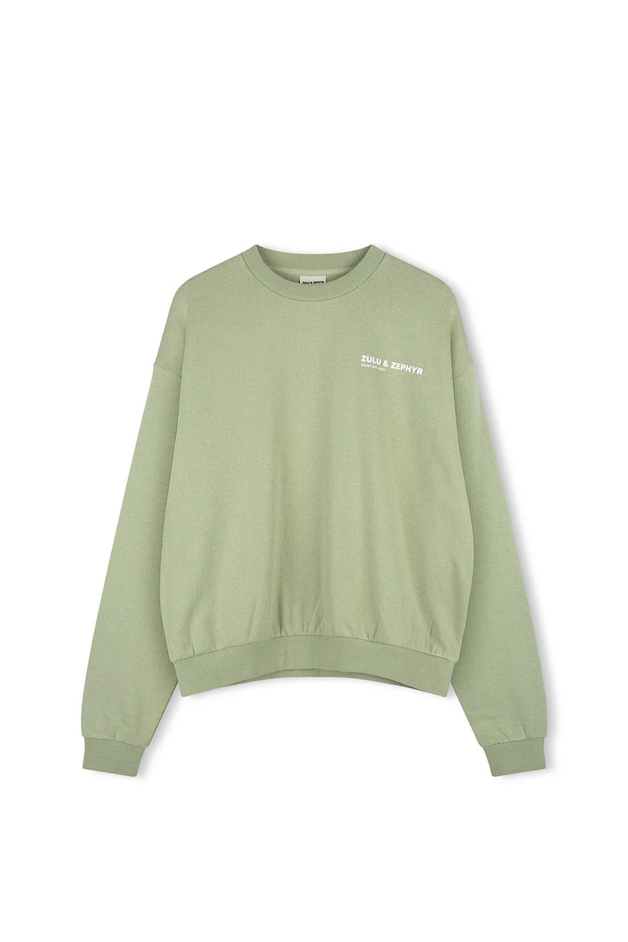 Zulu & Zephyr - Fleece Sport Sweat Shirt in Eucalyptus