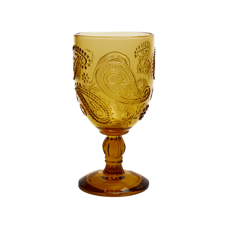 Wandering Folk - Amber Goblet Set