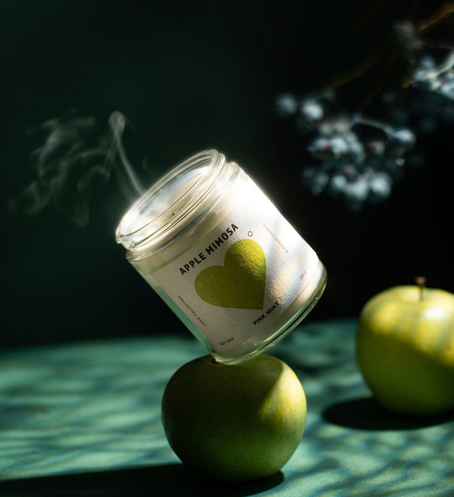 PINKMINT - Love Candle in Apple Mimosa