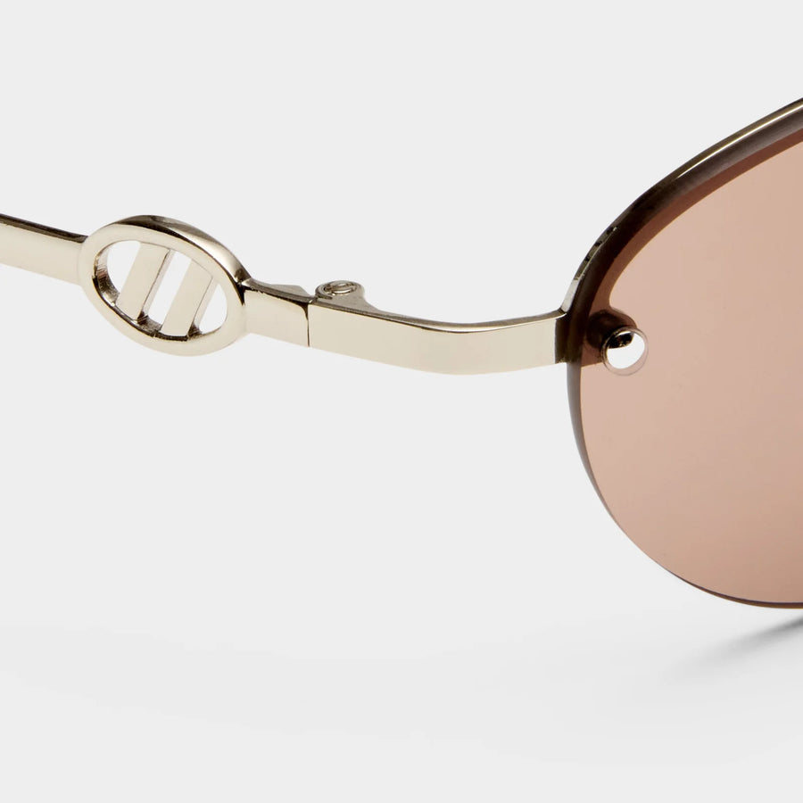 LE SPECS Sunglasses - The Slinky in Silver
