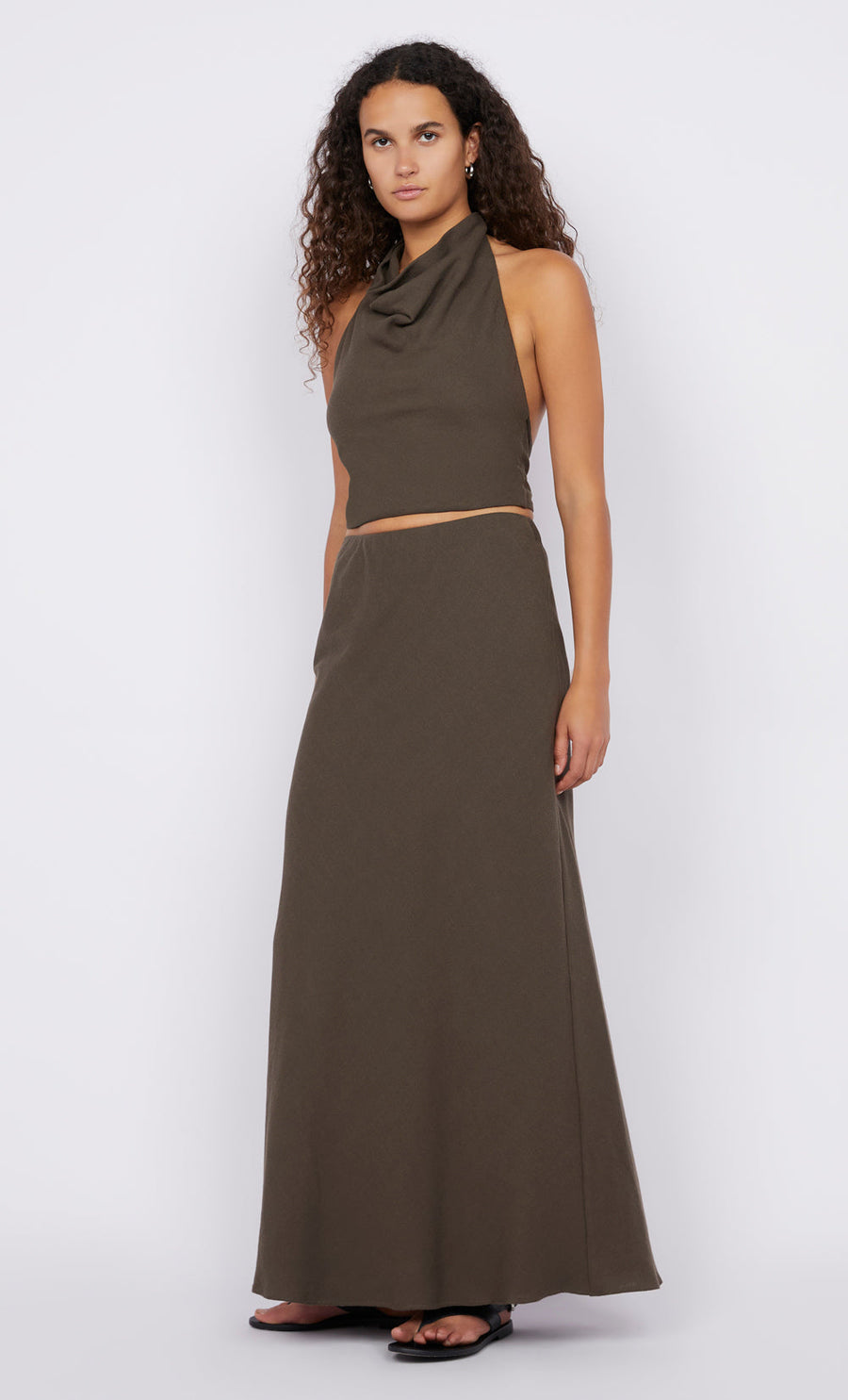 Bec + Bridge -Everly Maxi Skirt in Twig