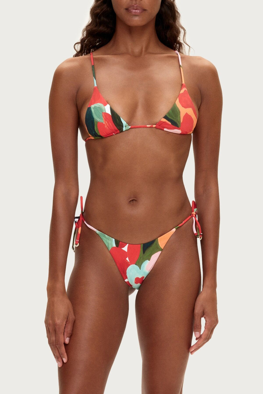 ZULU & ZEPHYR - Retro Tie Brief In Red Floral