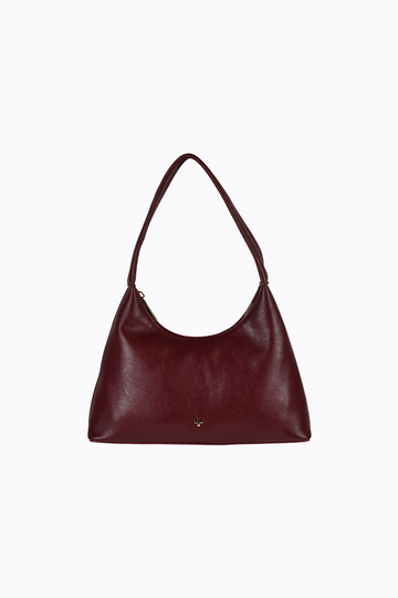PETA + JAIN - Sweetie Small Shoulder Bag in Cherry Crinkle/Gold