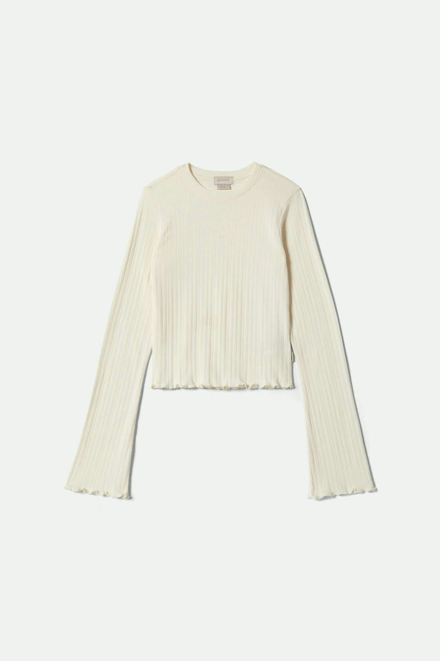 Brixton - Dolly Slim L/S Knit Tee in Off White