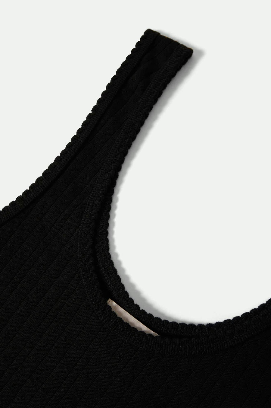 Brixton - Pointelle Slim Fit Tank in Black