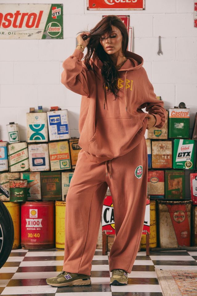 Sabbi - Cuff Leg Sweat Pant  Be Kind in Terracotta