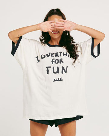 SABBI - The Overthink Tee in Marshmallow