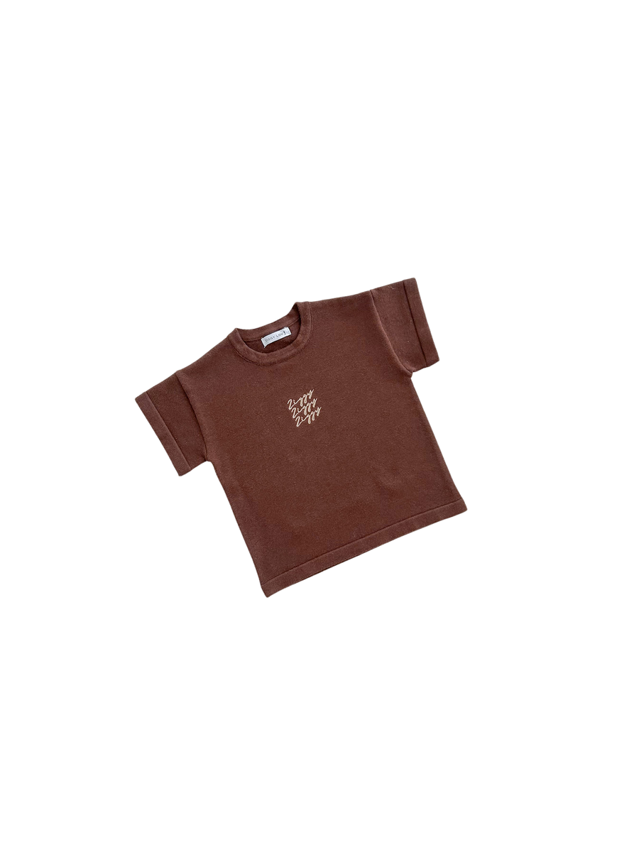 Ziggy Lou - Signature Tee in Chocolate (KIDS)