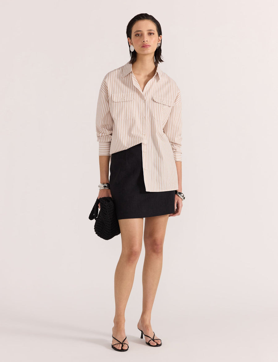 Staple the Label - Rumi Shirt in White Beige