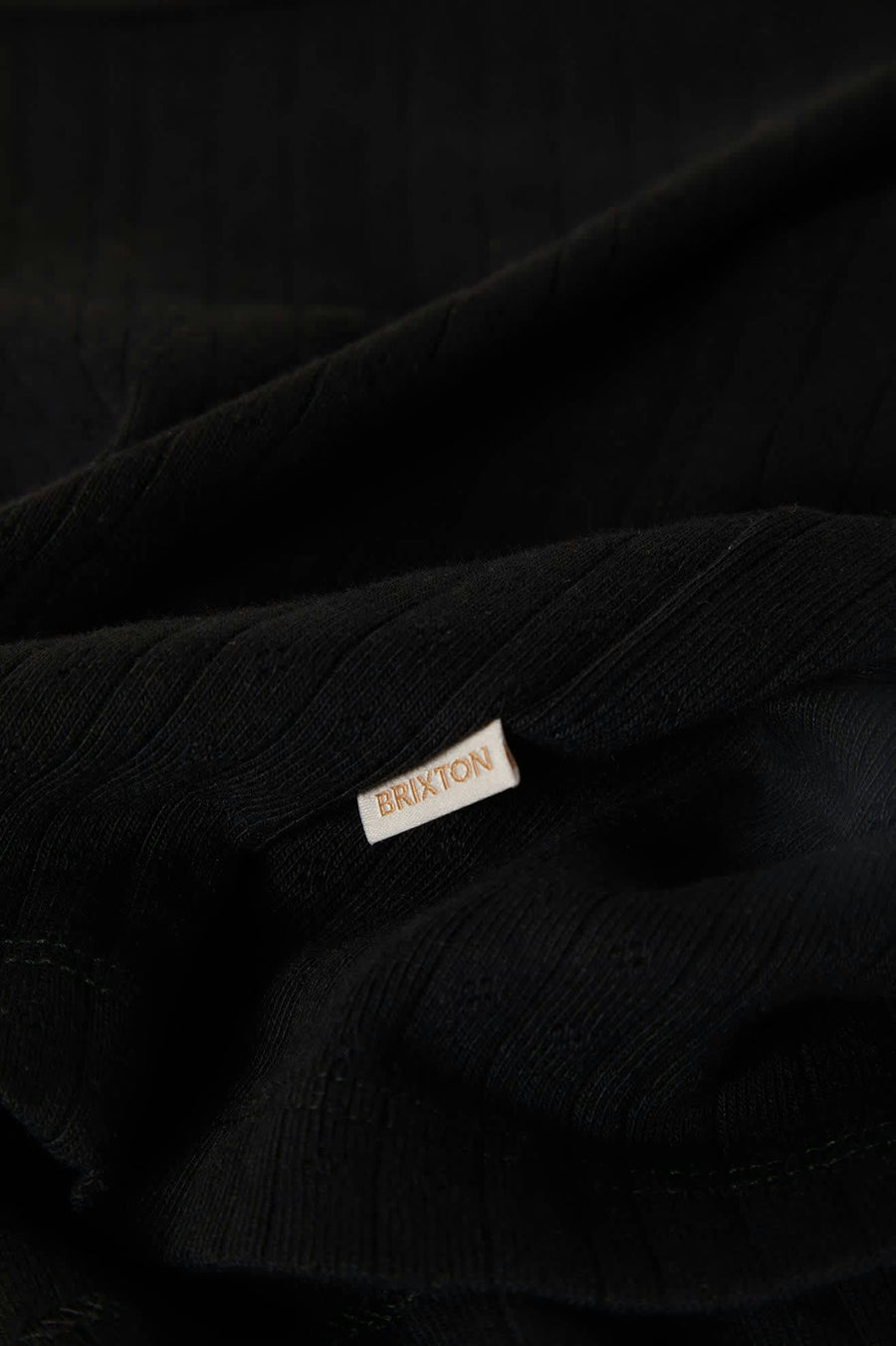 Brixton - Pointelle Slim Fit Tank in Black