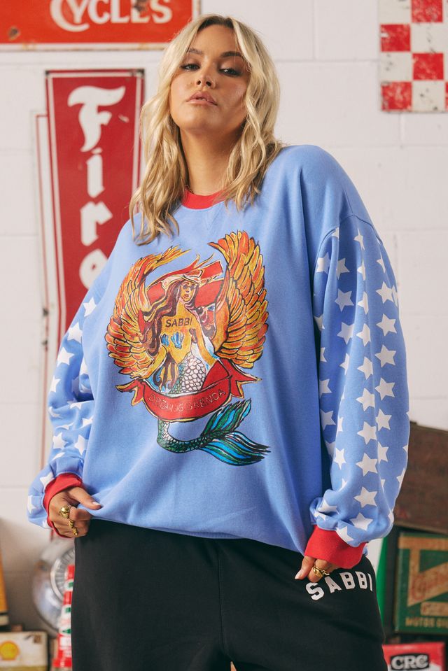 Sabbi - Diego Jumper in Dream Big Brenda in Periwinkle