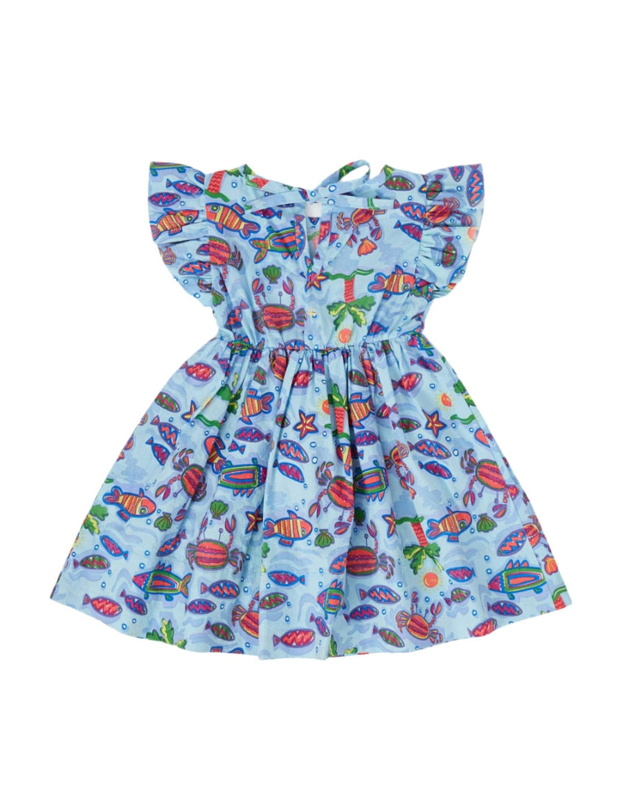 GOLDIE + ACE - Lyla Lightweight Dress Daydream Island in Crystal Clear