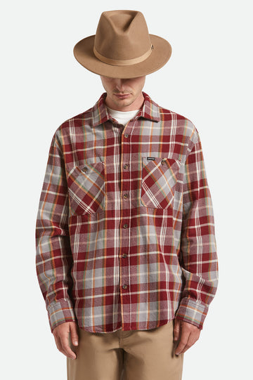 Brixton - Messer Packable Fedora in Khaki