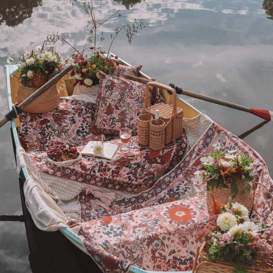 Wandering Folk - Native Picnic Rug in Blossom