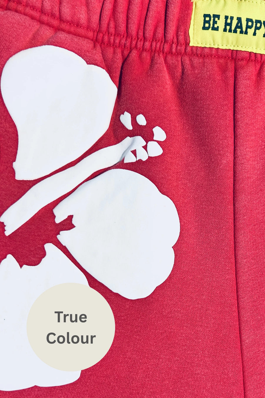 SABBI - Happy Hibiscus Shorts in Red