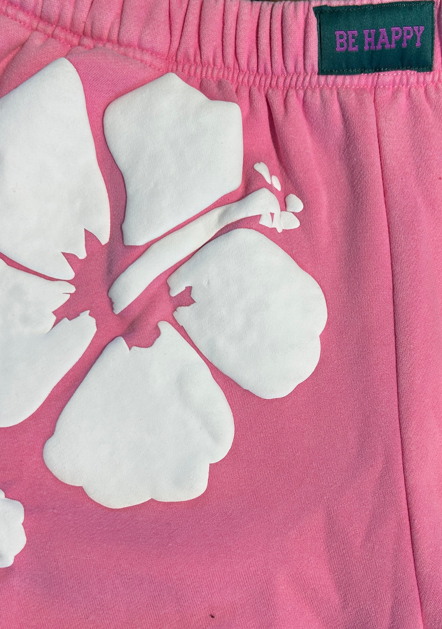 SABBI - Happy Hibiscus Shorts in Pink