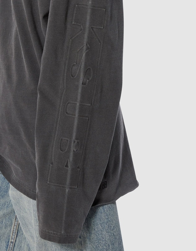 Ksubi - Sott Boyfriend LS Tee in Charcoal