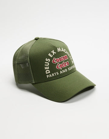 DEUS - Lockwood Trucker Cap in Cypress Green