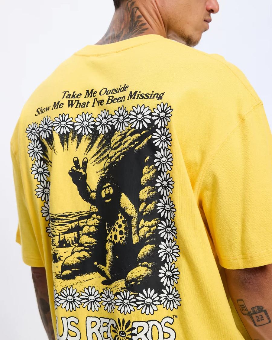 DEUS -  Big World Tee in Banana Cream