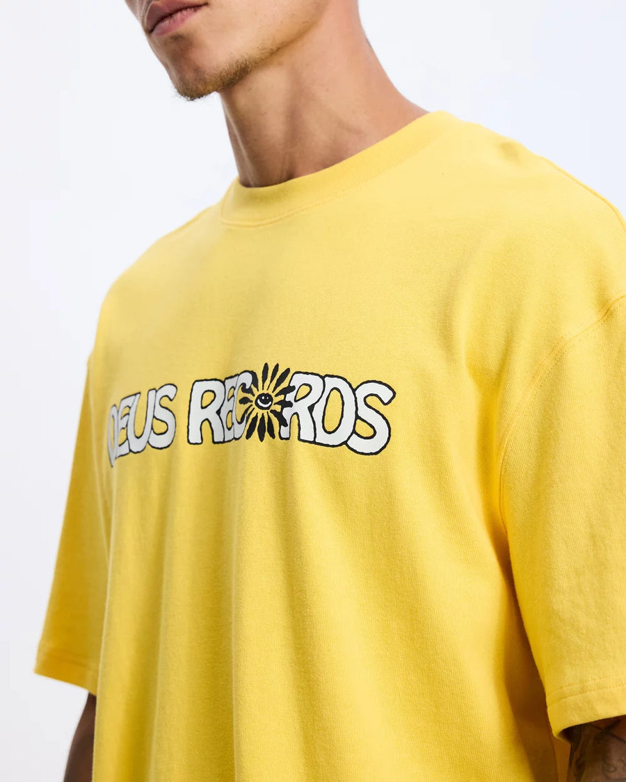 DEUS -  Big World Tee in Banana Cream