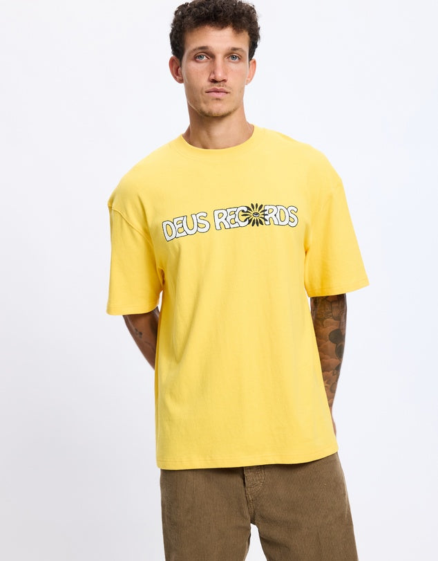 DEUS -  Big World Tee in Banana Cream
