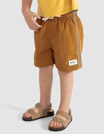 Rhythm - KIDS Heritage Jam Shorts in Golden Yellow