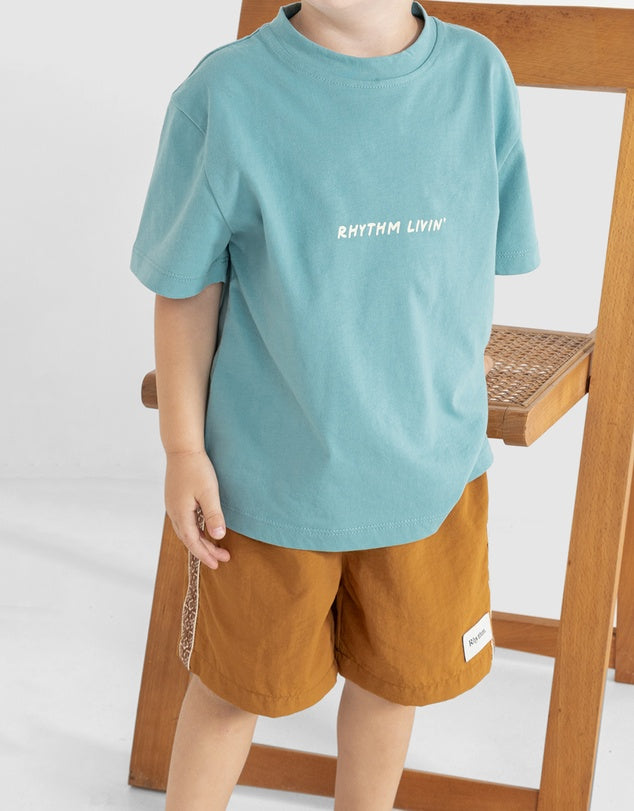 Rhythm - KIDS Oasis SS T-Shirt in Sea Foam