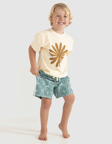 Rhythm - Bangalow Jam Shorts in Green