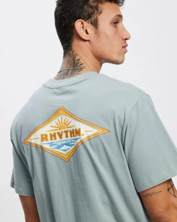 RHYTHM - Frame SS T-Shirt in Seafoam
