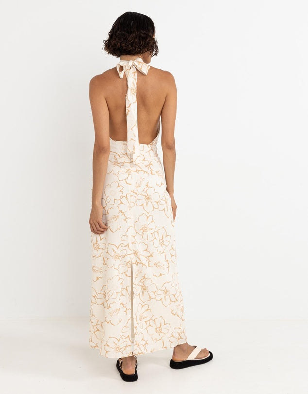 RHYTHM - Lulu Floral Maxi Dress in White