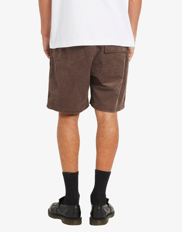 RVCA - Escape Elastic Cord Shorts in Chocolate