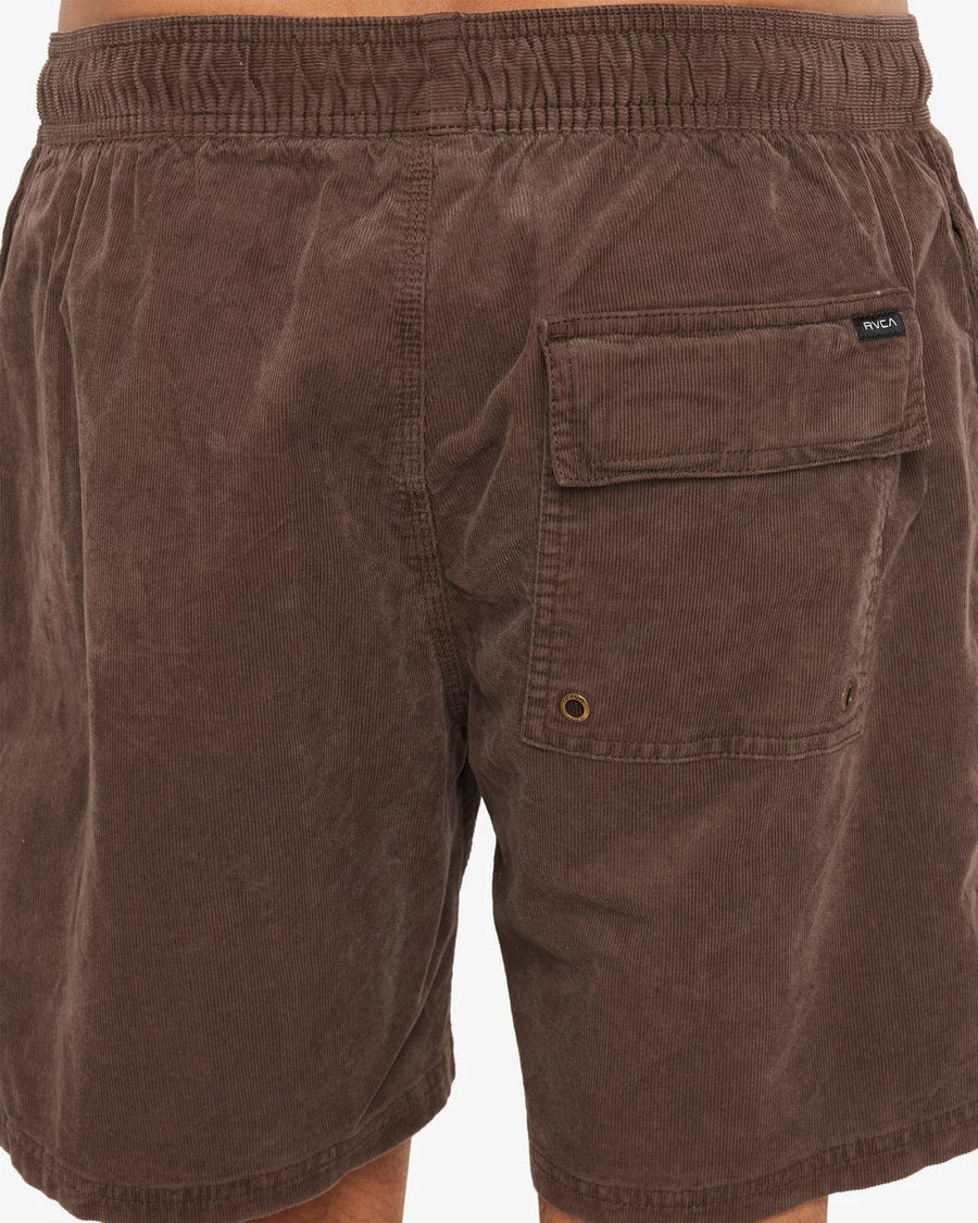 RVCA - Escape Elastic Cord Shorts in Chocolate