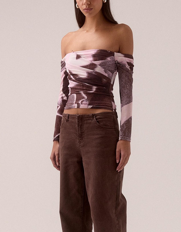 Sovere - Afterlight Longsleeve Top in Raisin