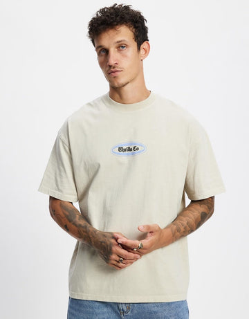 Thrills - Bueno Bueno Bueno Oversize Fit Tee in Oatmeal